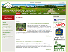 Tablet Screenshot of naturbewahrung-osterzgebirge.de